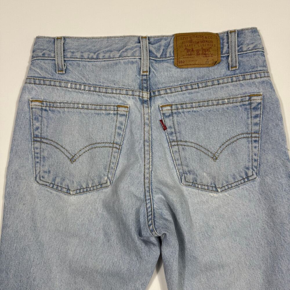 Vintage Levi’s 550 Jeans Light Wash Distressed USA 29x25 Y2K - Picture 2 of 8